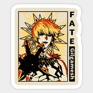 King of Heroes Gilgamesh Sticker